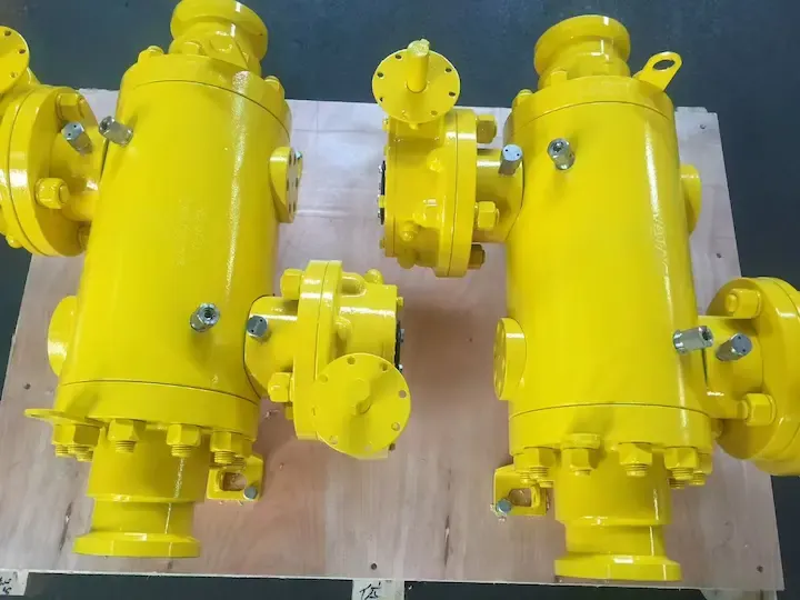 Compact double block and bleed ball valve example
