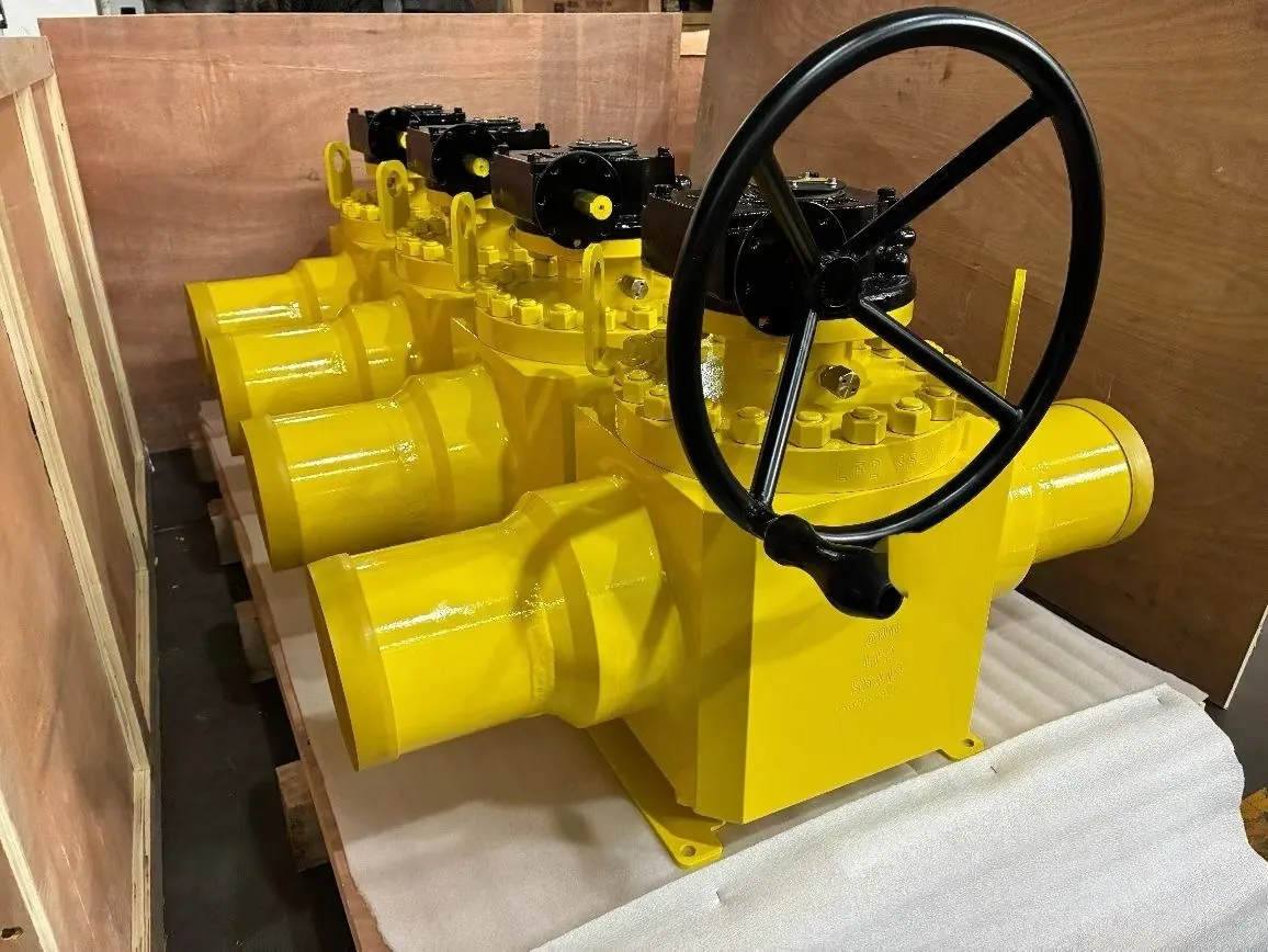 Industrial valves prepared in production batches